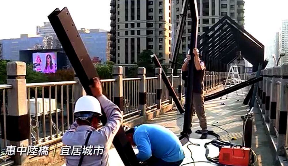 台中惠中陆桥声光互动案例
